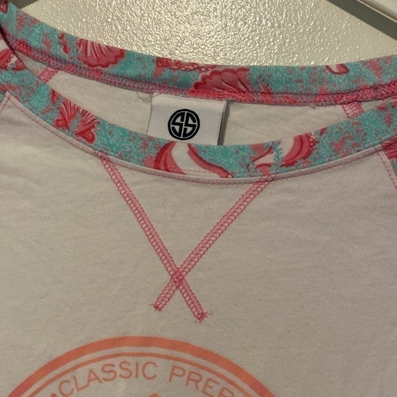 Simply Southern long sleeve seashells and turtles classic preppy t shirt… - Picture 4 of 10